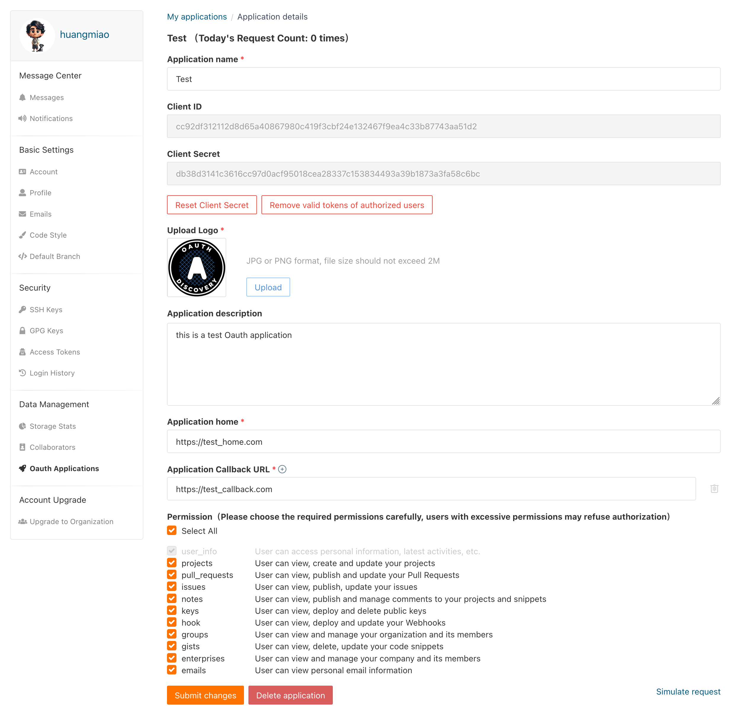 Oauth2 Authentication